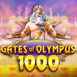Gates of Olympus 1000 online game logo by Pragmatic Play on imperialwins.org
